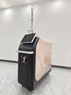 755nm 2700W بازسازی پوست Nd Yag دستگاه لیزر حذف خال کوبی برای حذف خال کوبی